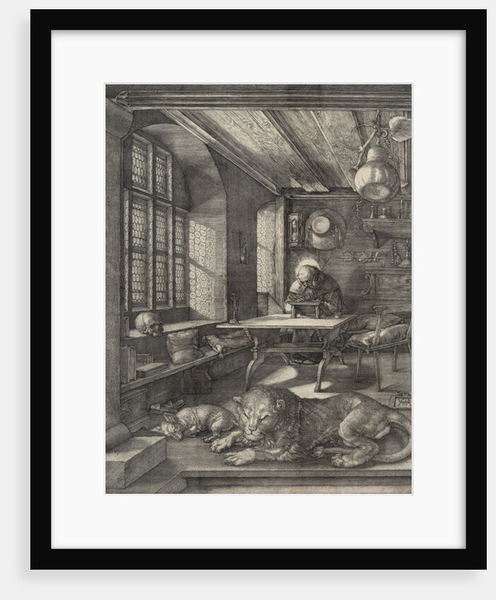 St. Jerome in his Study, 1514 by Albrecht Dürer or Duerer