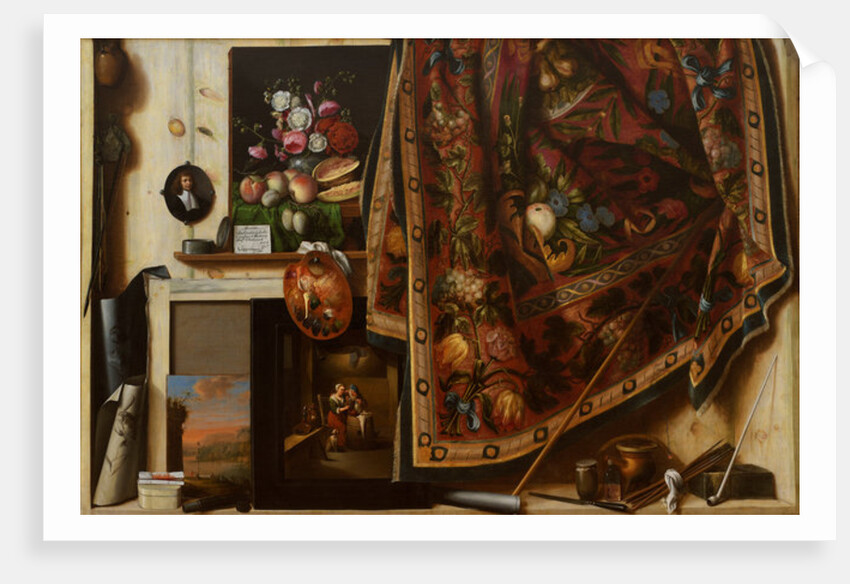 Trompe l'oeil. A Cabinet in the Artist's Studio, 1670-71 by Cornelis Norbertus Gijsbrechts