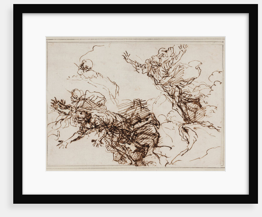 Studies for the Death of Empedocles, after 1666 by Salvator Rosa