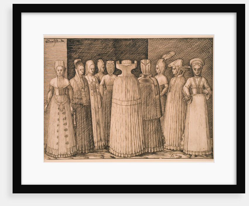 Ten Women of Stralsund, 1571/73 by Melchior Lorck