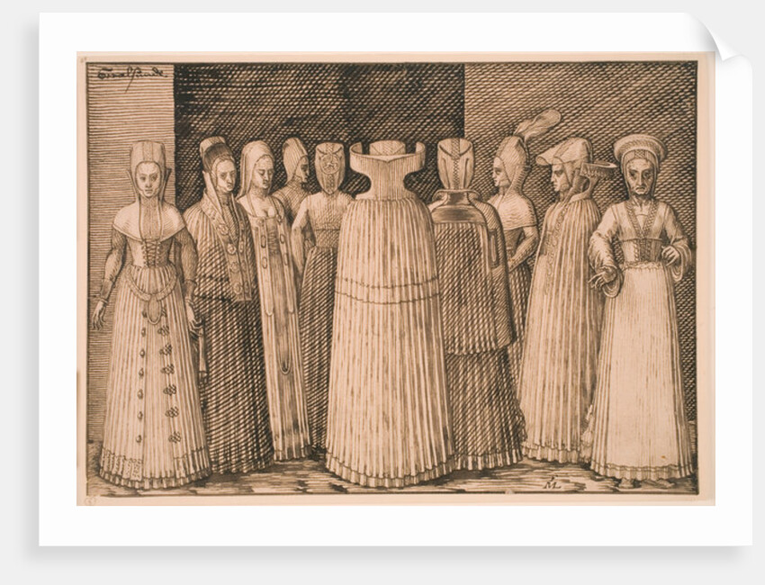 Ten Women of Stralsund, 1571/73 by Melchior Lorck