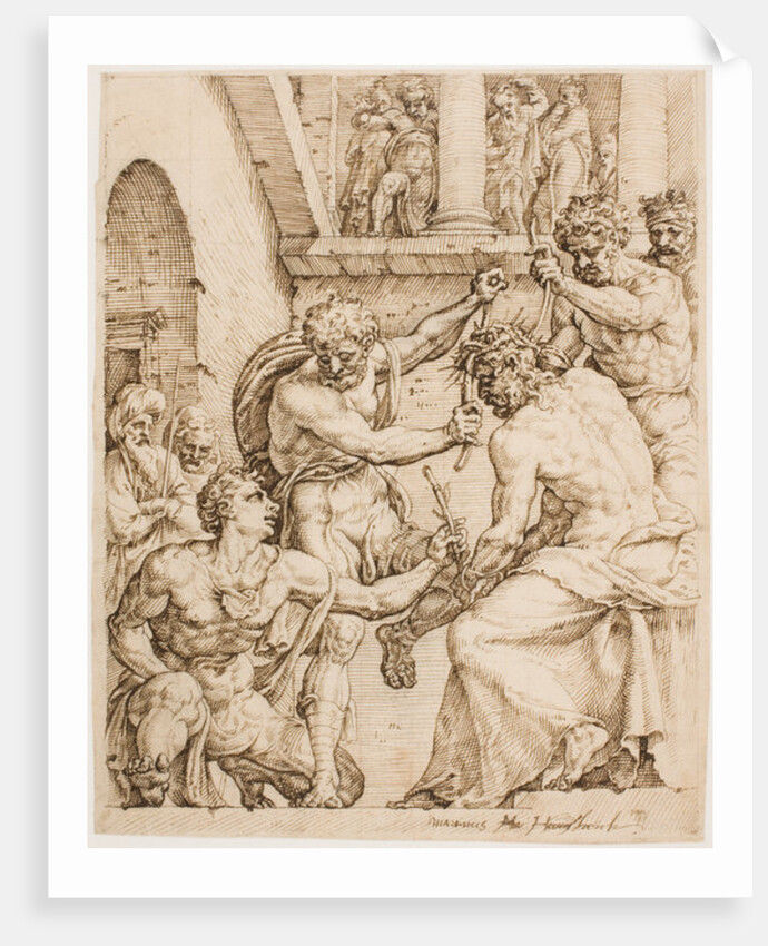 Christ Being Crowned with Thorns, c. 1548 by Maerten van Heemskerck