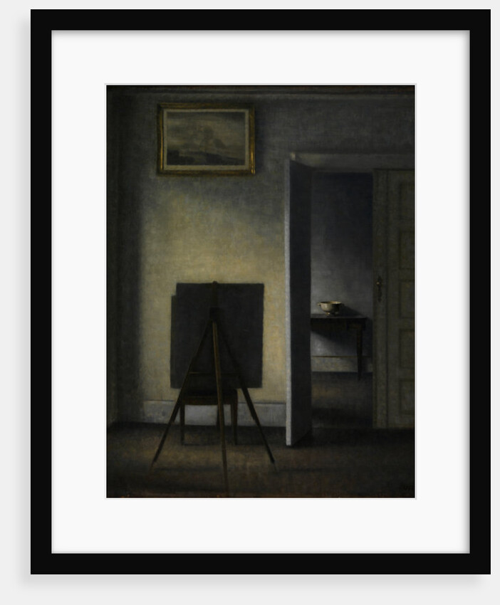 The Artist's Easel, 1910 by Vilhelm Hammershoi