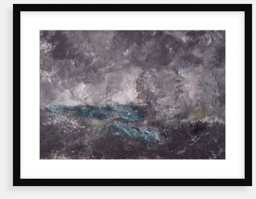 Storm in the Skerries. 'The Flying Dutchman', 1892 by August Johan Strindberg
