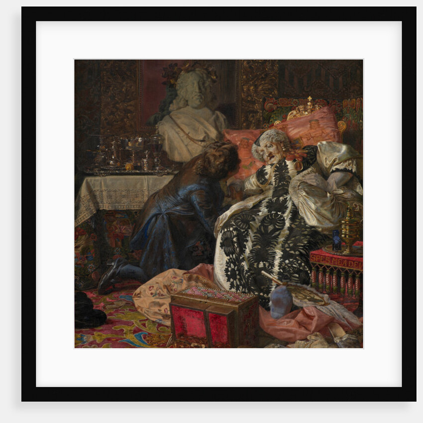 The Death of Queen Sophie Amalie, 1882 by Kristian Zahrtmann