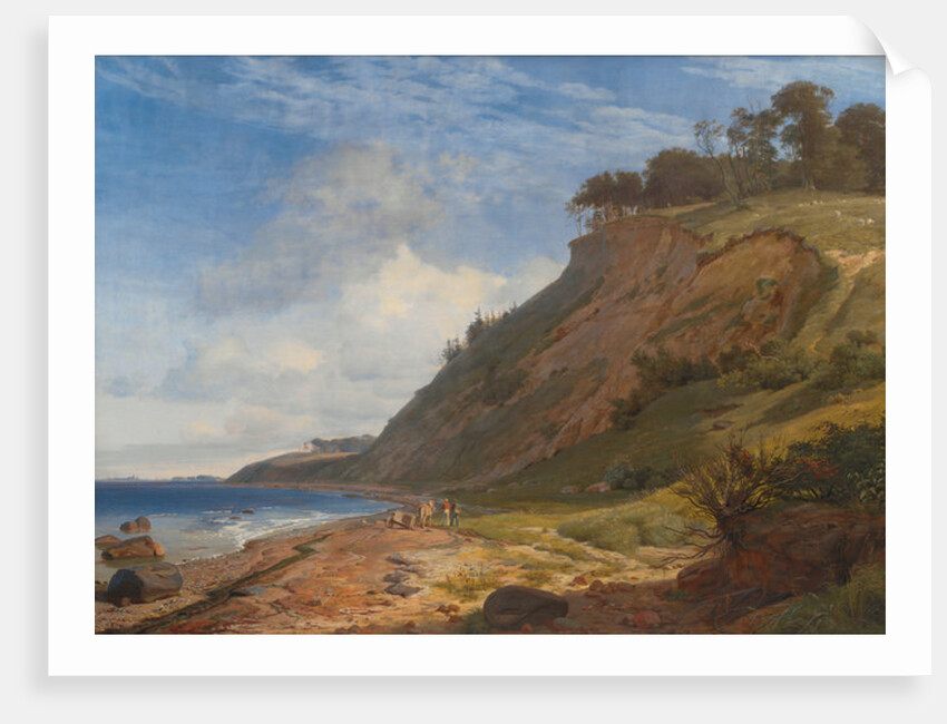 A Danish Coast. View from Kitnæs by the Roskilde Fjord, 1843 by Johan Thomas Lundbye