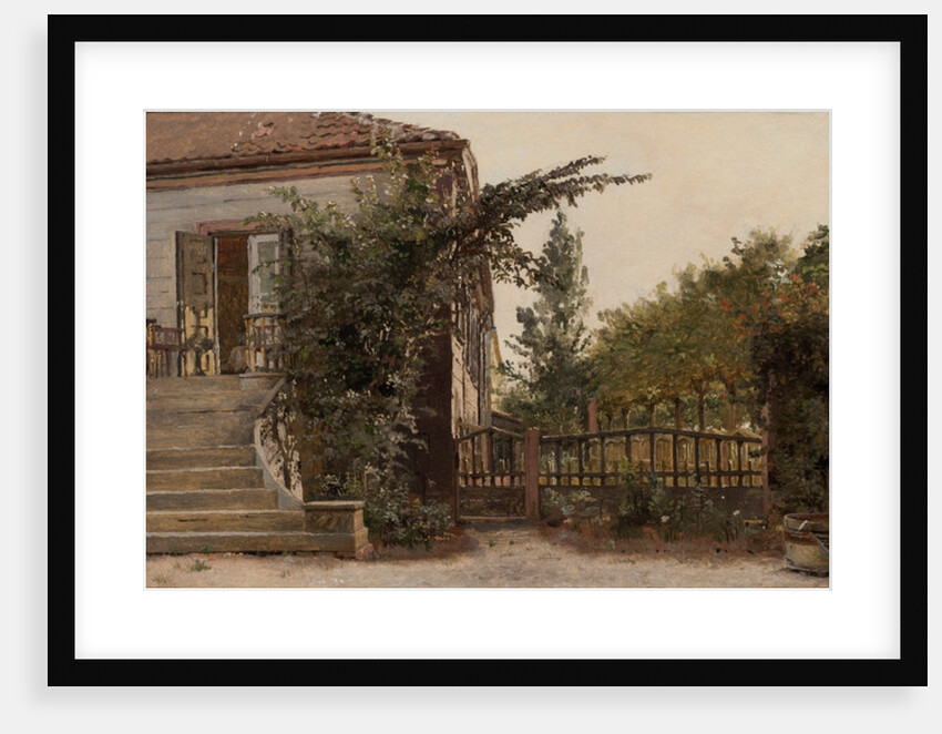 The Garden Steps Leading to the Artist’s Studio at Blegdammen outside Copenhagen, 1845 by Christen Schjellerup Kobke