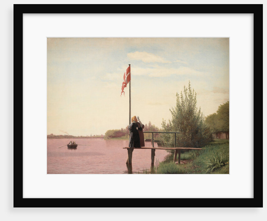 A View from Dosseringen near the Sortedam Lake Looking Towards Nørrebro, 1838 by Christen Schjellerup Kobke