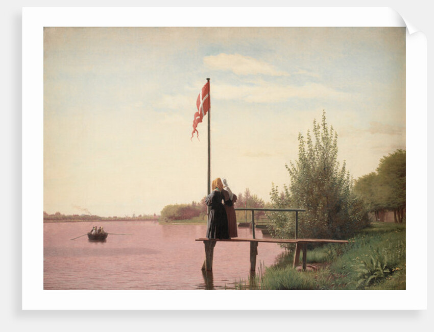 A View from Dosseringen near the Sortedam Lake Looking Towards Nørrebro, 1838 by Christen Schjellerup Kobke