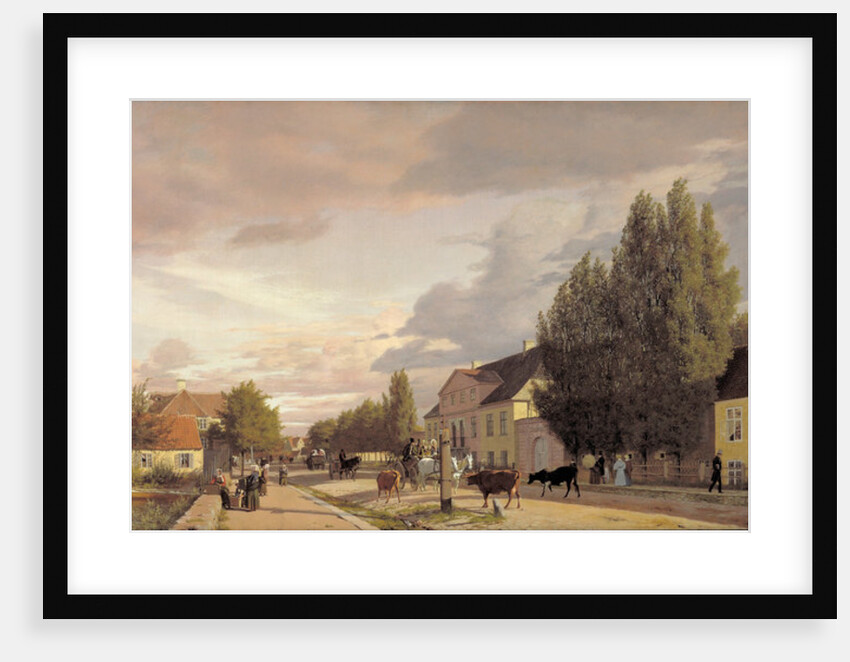 Morning View of Østerbro, 1836 by Christen Schjellerup Kobke
