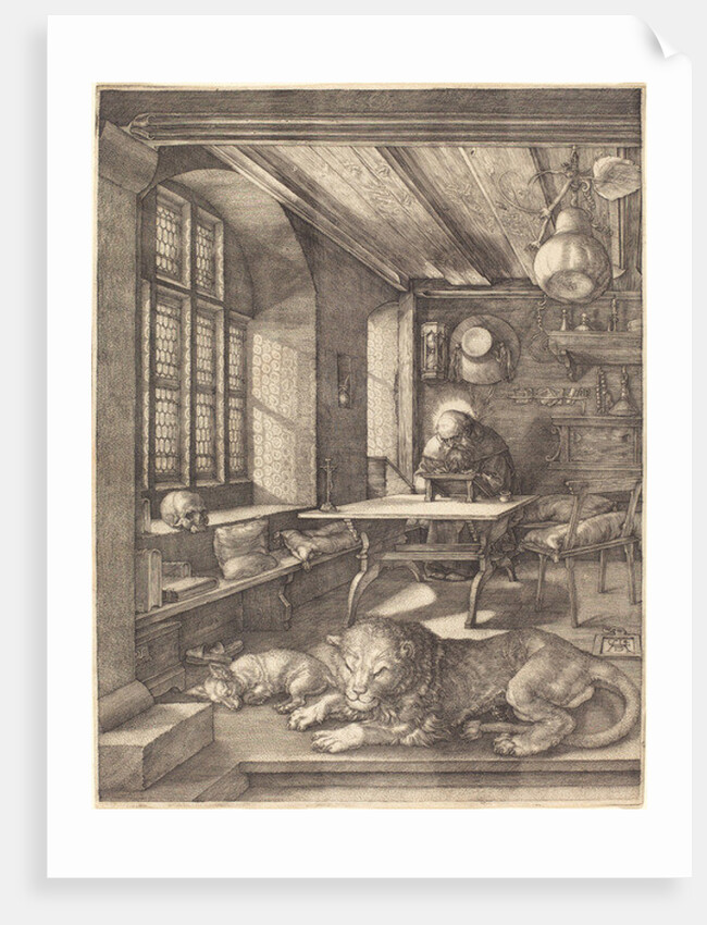 St. Jerome in his Study, 1514 by Albrecht Dürer or Duerer