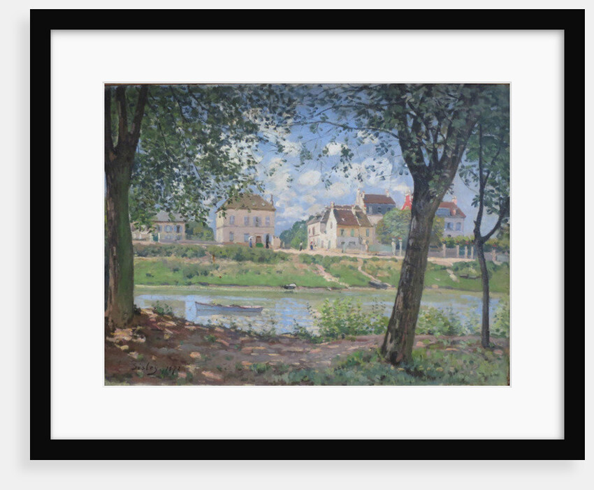 Villeneuve-la-Garenne, 1872 by Alfred Sisley