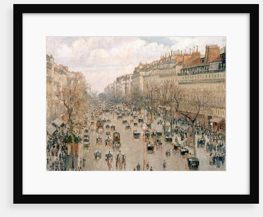 Boulevard Montmartre, Afternoon Sun, 1897 by Camille Pissarro