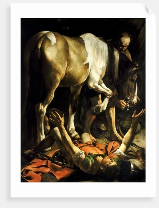 The Conversion of St. Paul, 1601 by Michelangelo Merisi da Caravaggio
