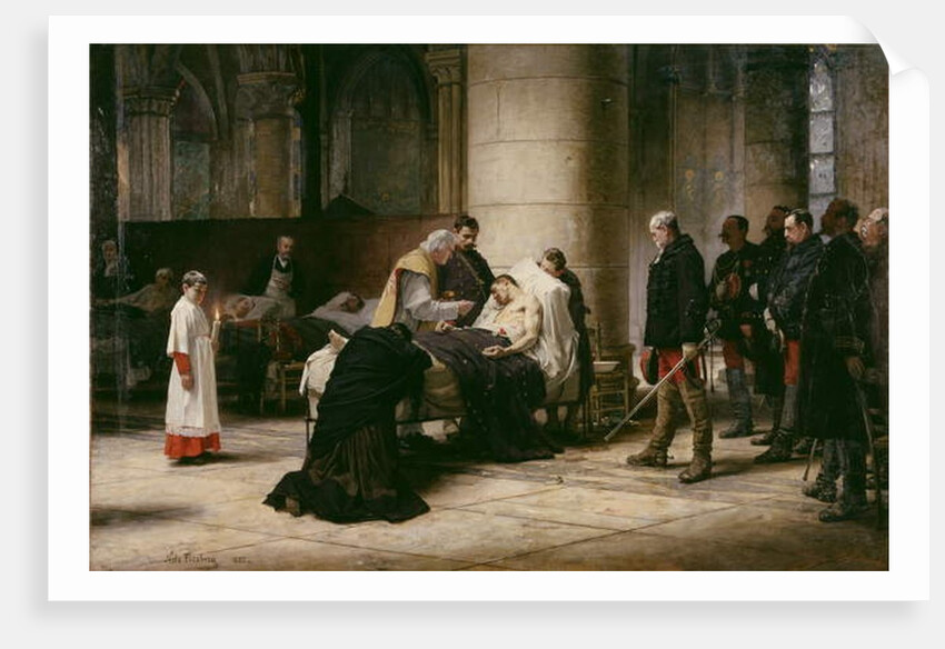 Death of a Hero, 1888 by Nils Forsberg the Elder