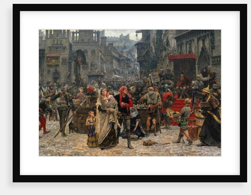 Valdemar IV Atterdag Holding Visby to Ransom, 1361, 1882 by Carl Gustaf Hellqvist