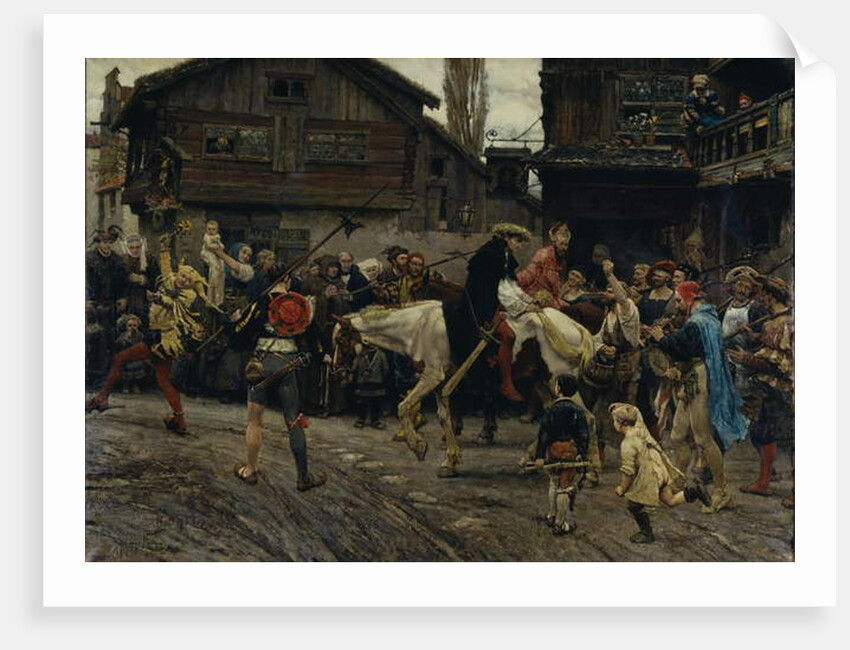 Peder Sunnanvader's and Master Knut's Ignominious Entry Into Stockholm in 1526, 1879 by Carl Gustaf Hellqvist