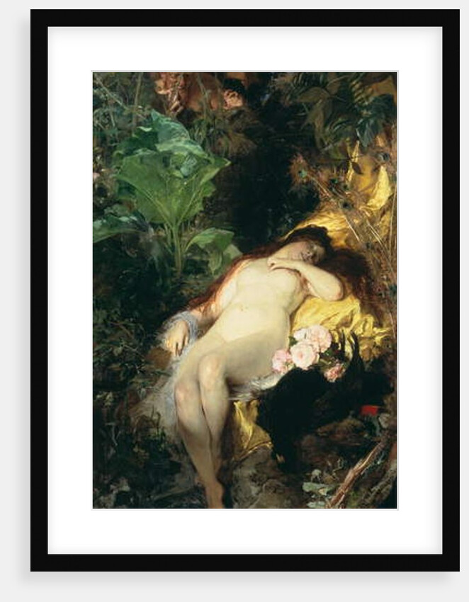 Nymph and Fauns, 1875 by Julius Kronberg