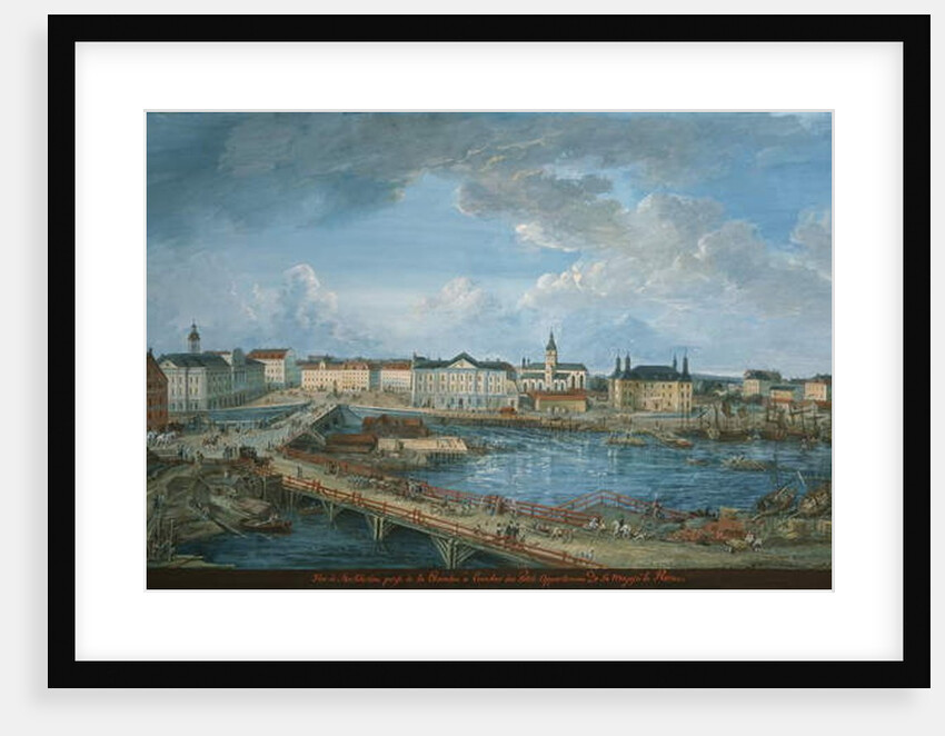 View of Stockholm from the Royal Palace, 1801 by Elias Martin