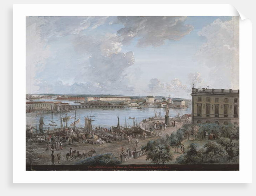 View of Stockholm from the Royal Palace by Elias Martin