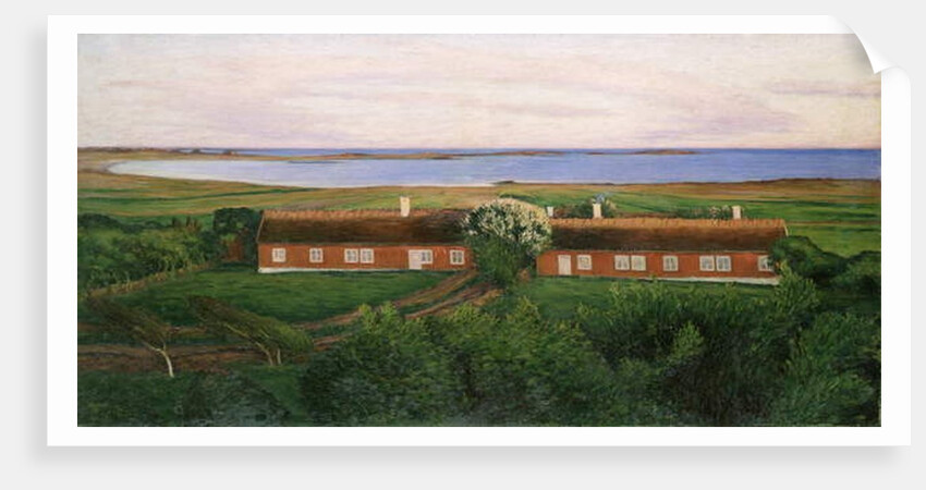 The Neighbouring Farm Houses, 1894 by Karl Fredrick Nordstrom