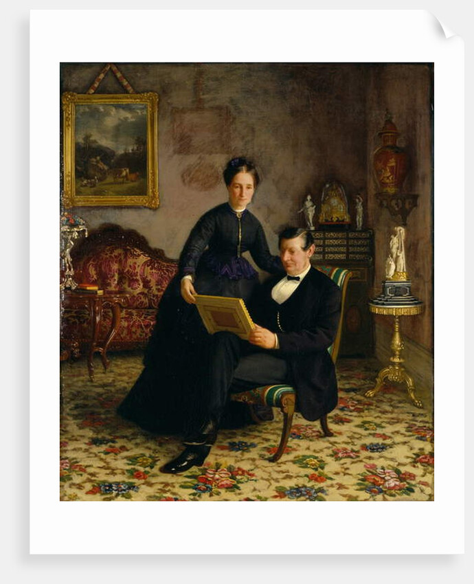Mr Robert Constantin and Mrs Maria Eleonora Berggren by Gottfrid Virgin
