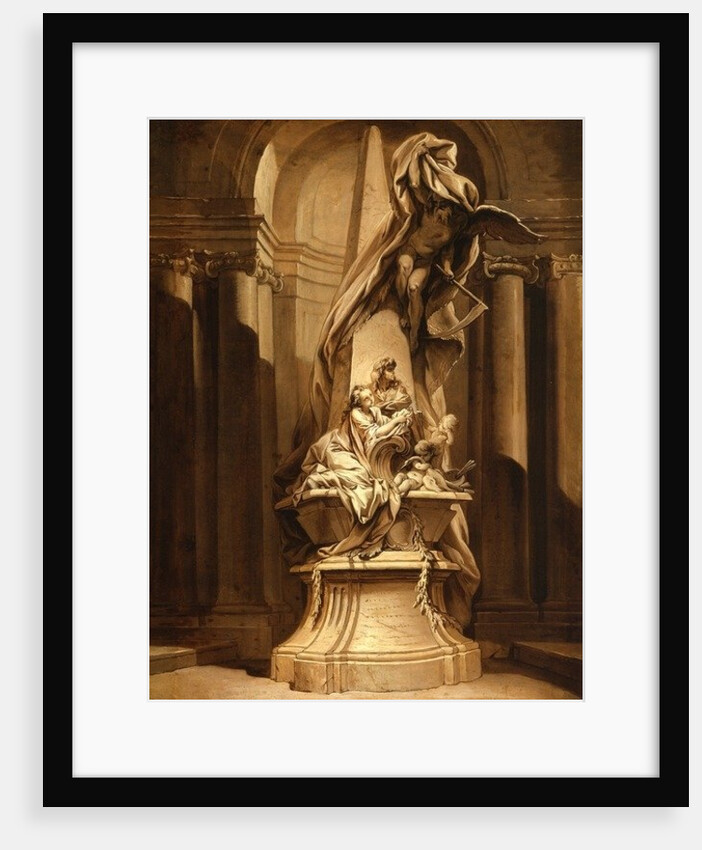 Monument to Mignard, c.1735 by Francois Boucher
