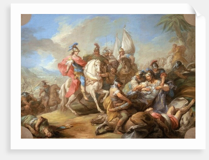 The Victory of Alexander over Porus, c.1738 by Carle van Loo