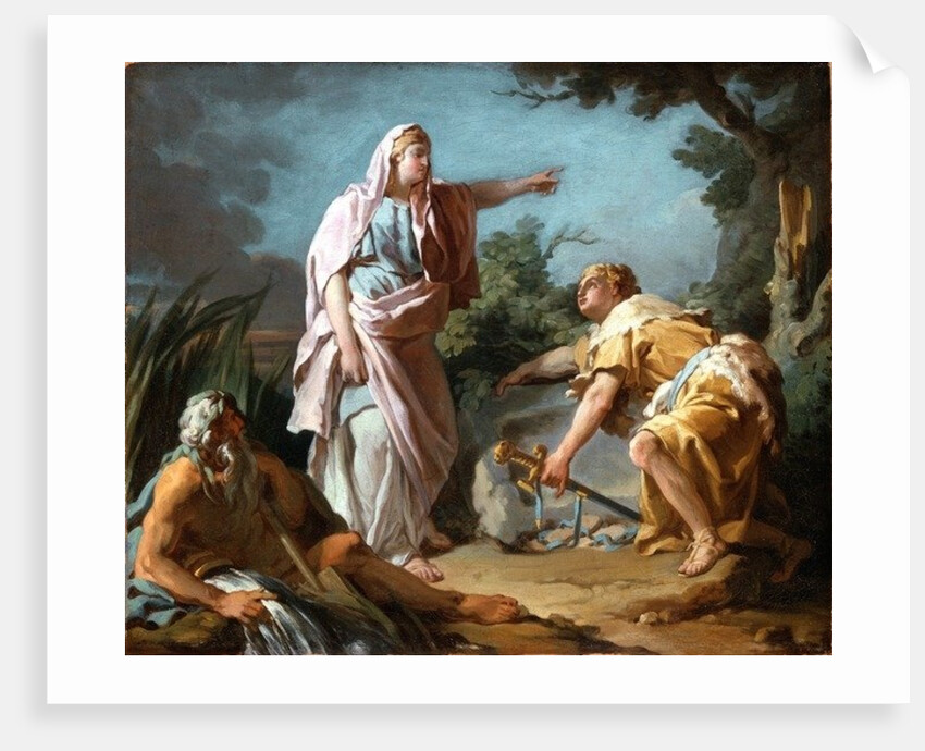 Aethra Showing her Son Theseus the Place Where his Father had Hidden his Arms, 1768 by Nicolas Guy Brenet