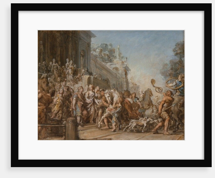 The Departure of Dido and Aeneas for the Hunt, 1772-4 by Jean Bernard Restout
