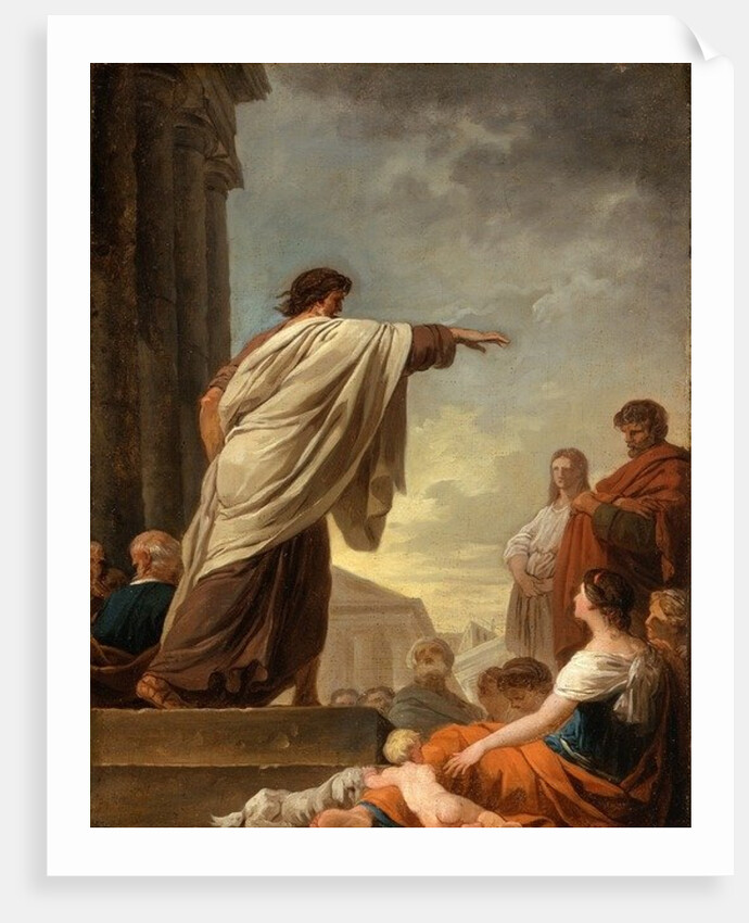The Predication of Saint Paul, c.1779 by Joseph Benoit Suvee
