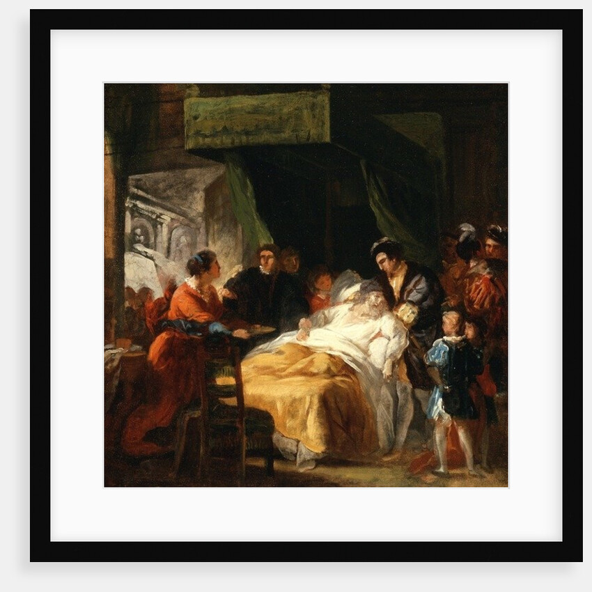 The Death of Leonardo da Vinci in the Arms of François I, c.1781 by Francois Guillaume Menageot