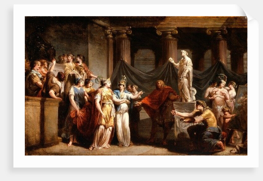 The Temple of the Liberal Arts, with the City of Bern and Minerva, 1779 by Jacques Henri Sablet