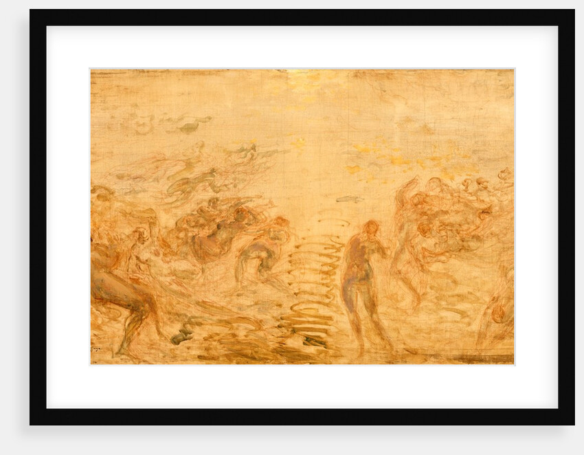 Mermaids Under Water, 1874 by Felix Ziem