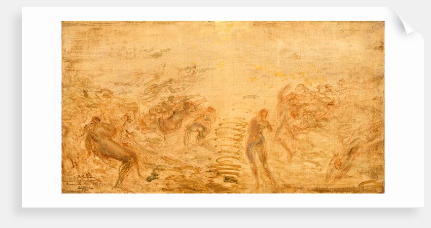 Mermaids Under Water, 1874 by Felix Ziem