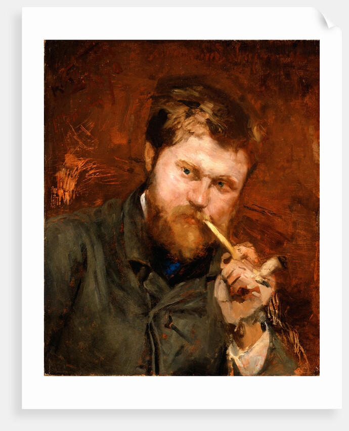 Man Smoking a Pipe, c.1875 by Jean Alexandre Joseph Falguiere