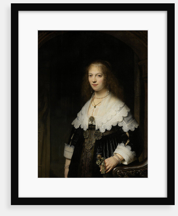 Portrait of a Woman, possibly Maria Trip, 1639 by Rembrandt Harmensz. van Rijn