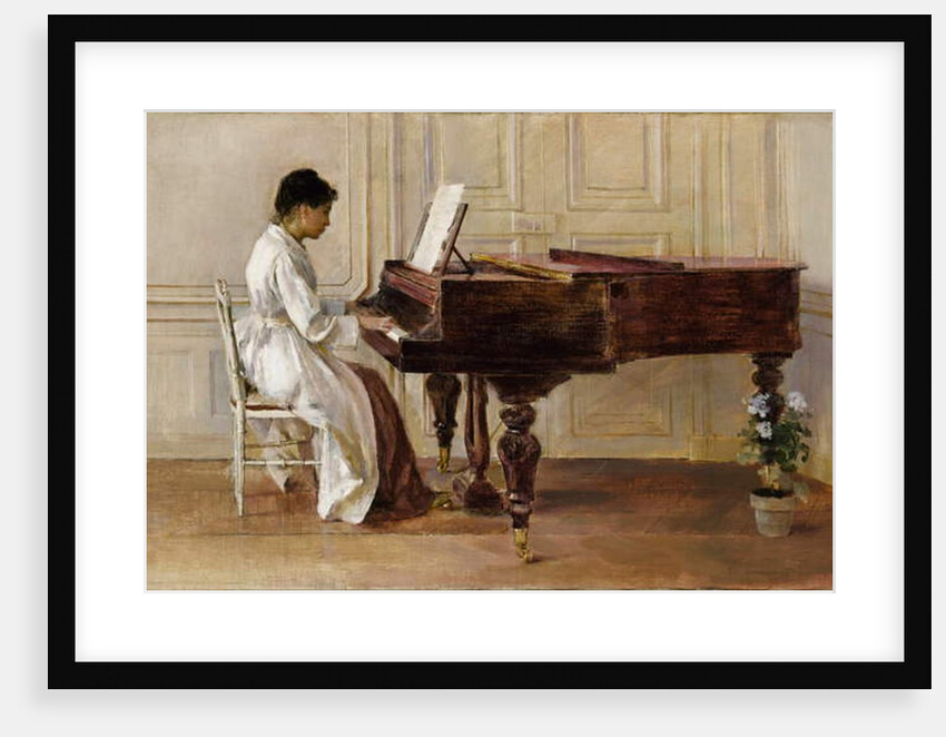 At the Piano, 1887 by Theodore Robinson