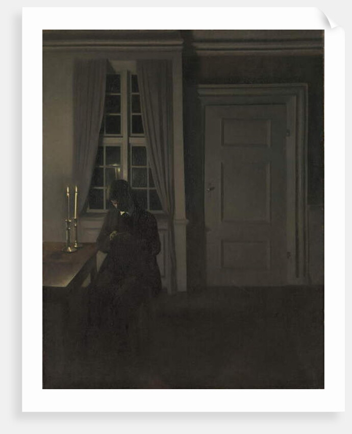 The Collector of Coins, 1904 by Vilhelm Hammershoi