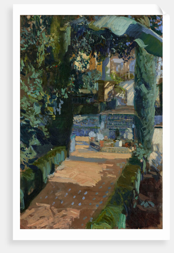 Court of the Dances, Alcázar, Sevilla, 1910 by Joaquin Sorolla y Bastida