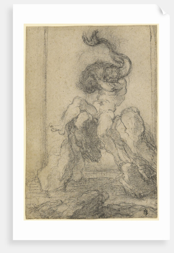 A Marine God with a Dolphin, 1652-3 by Gian Lorenzo Bernini