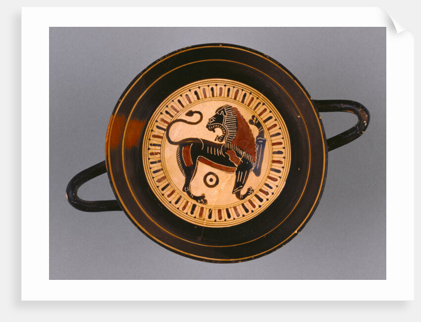 Laconian Black-Figure Kylix attributed to Hunt painter, c.540 BC by Greek school