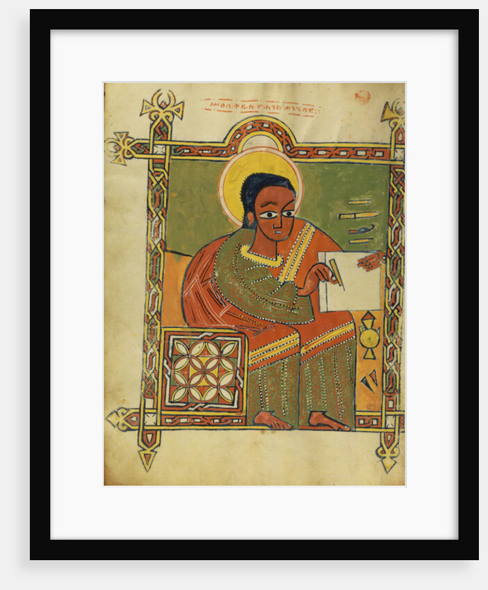 Saint John from the Gospel Book, 1504-5 by Ethiopian School