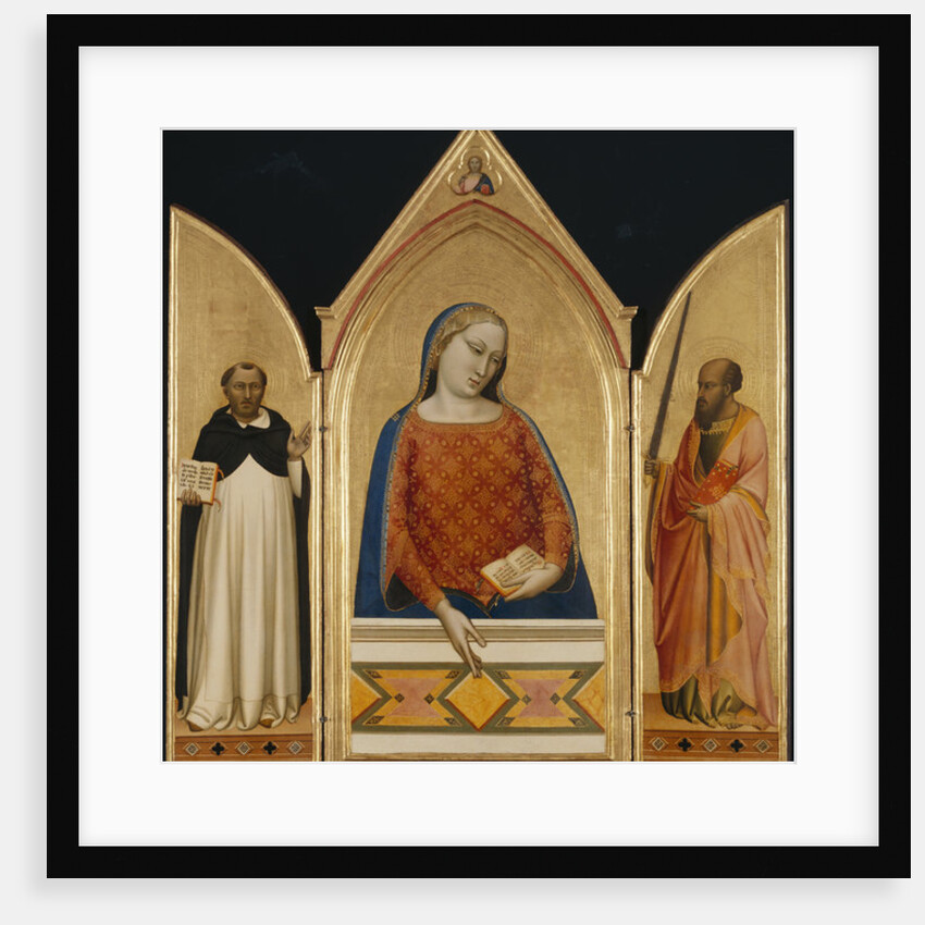 The Virgin Mary with Saints Thomas Aquinas and Paul, c.1335 by Bernardo Daddi