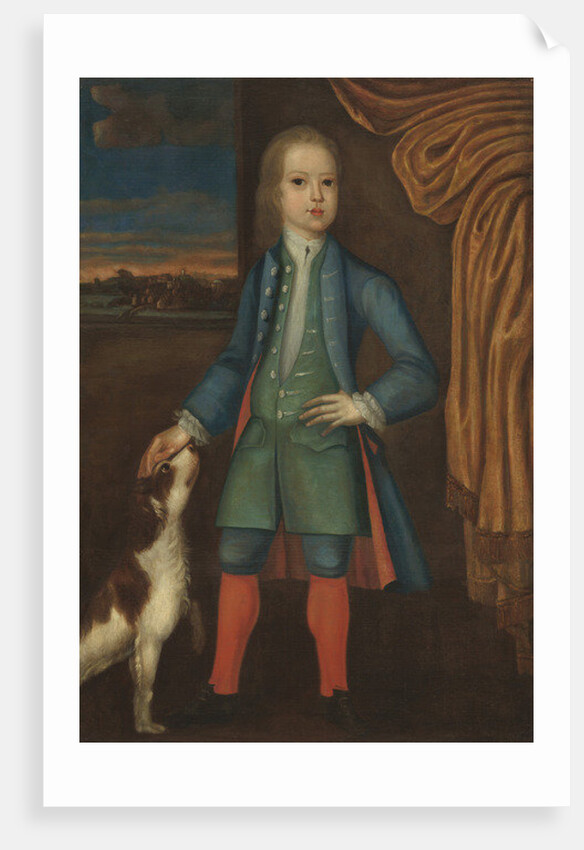 Boy in blue coat, c.1730 by American School