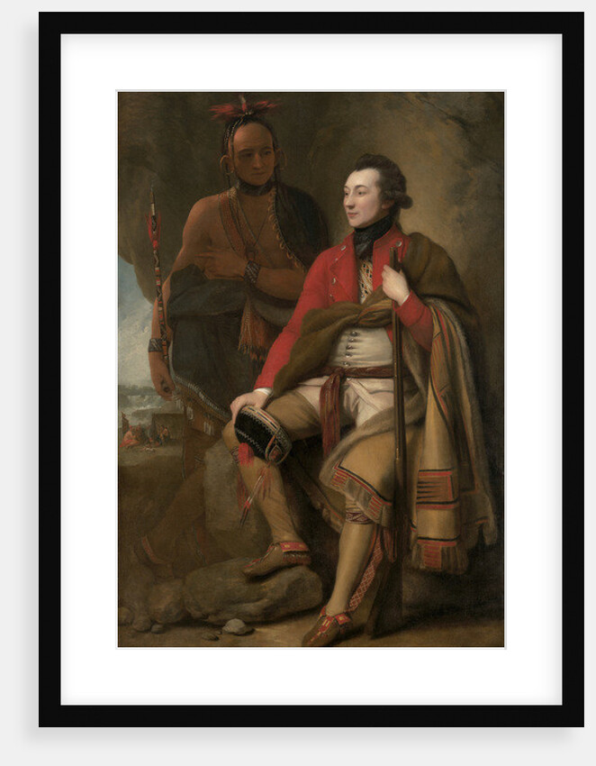 Colonel Guy Johnson and Karonghyontye, 1776 by Benjamin West