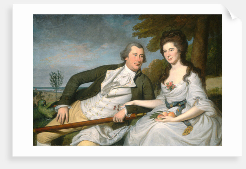 Benjamin and Eleanor Ridgely Laming, 1788 by Charles Willson Peale