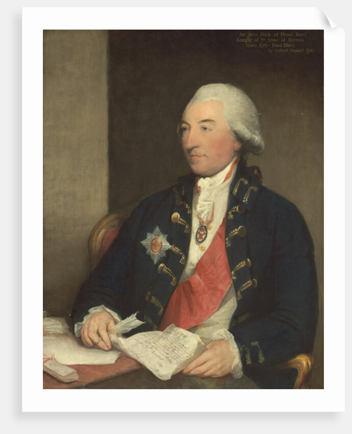 Sir John Dick, 1783 by Gilbert Stuart