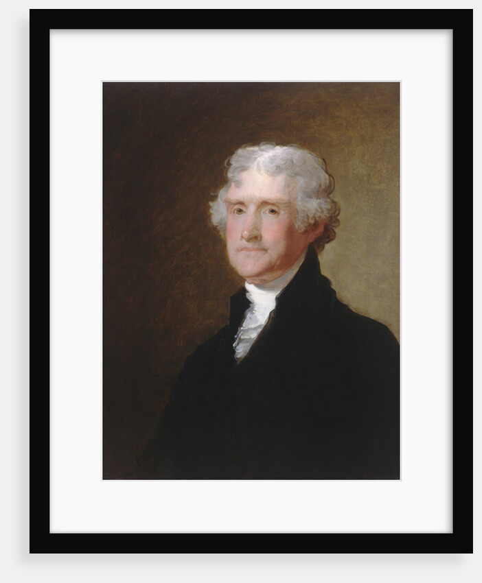 Thomas Jefferson, c.1821 by Gilbert Stuart