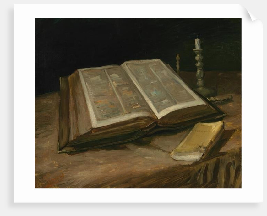 Still Life with Bible, 1885 by Vincent van Gogh